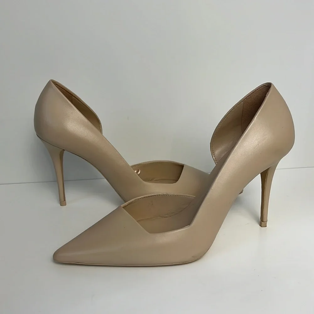 ZARA LEATHER HEELED SHOES NARCISO RODRÍGUEZ COLLECTION